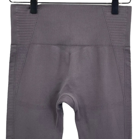 Gymshark Glow Seamless Tights Eyelet Cutout Athletic Leggings Brown/Gray | Sz XS - Picture 6 of 9